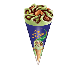 Amul Tricone Pista Badam 120 ml