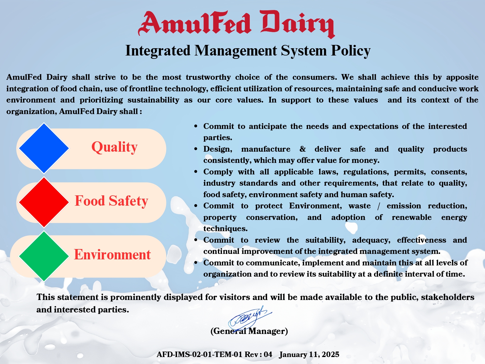 Integrated Management System Policy